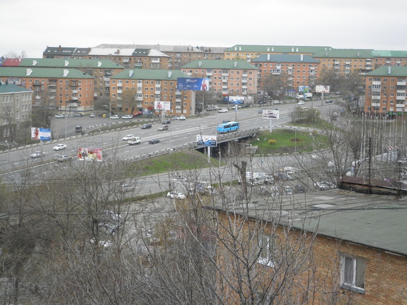 Вид из окна дома ул. Печорская,2а