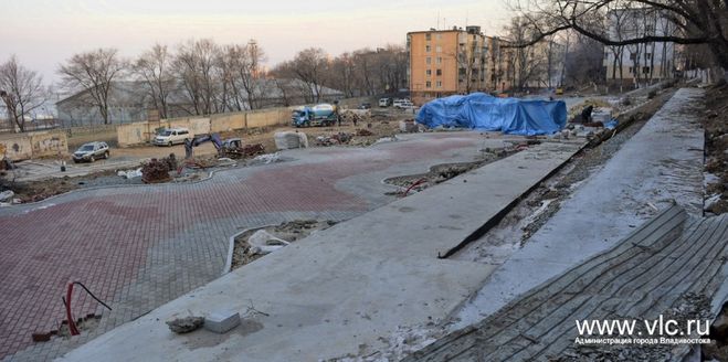 Территория будущего сквера