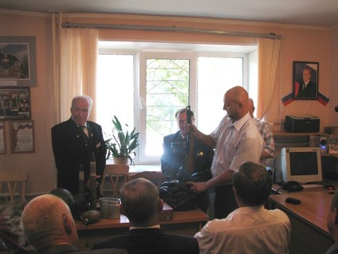 Ценный экспонат для "музея" передал Павел Серебряков