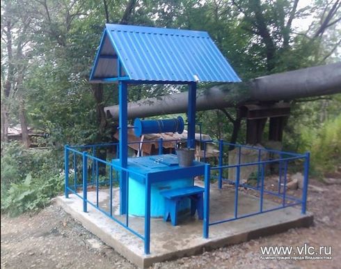 Колодец на ул. Сельская, 21 после ремонта