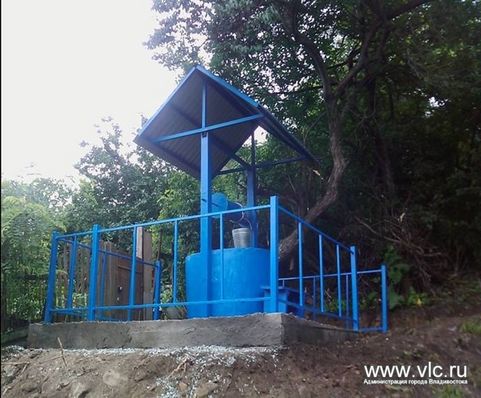 Колодец на ул. Дежнева, 9 после ремонта