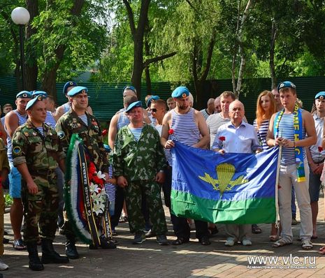В память погибших бойцов