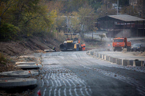 Строительство дороги