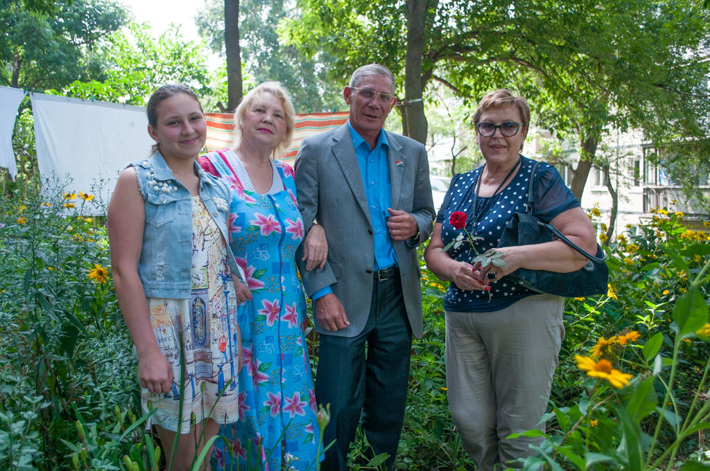 Юрий Корсаков, Раиса Фролова, Александра Тупикина и Эвелина